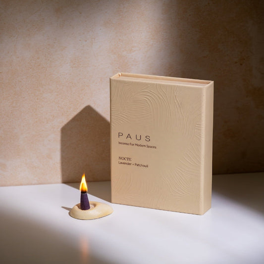 PAUS mood-enhancing incense cones - Lavender + Patchouli
