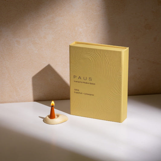 PAUS mood-enhancing incense - Grapefruit + Lemongrass