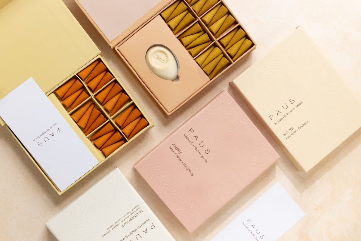 PAUS mood-enhancing incense collection